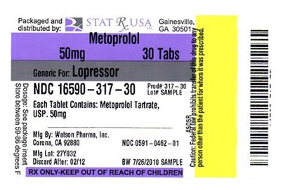 Metoprolol 50mg Label Image (Metoprolol 50mg Label 317)
